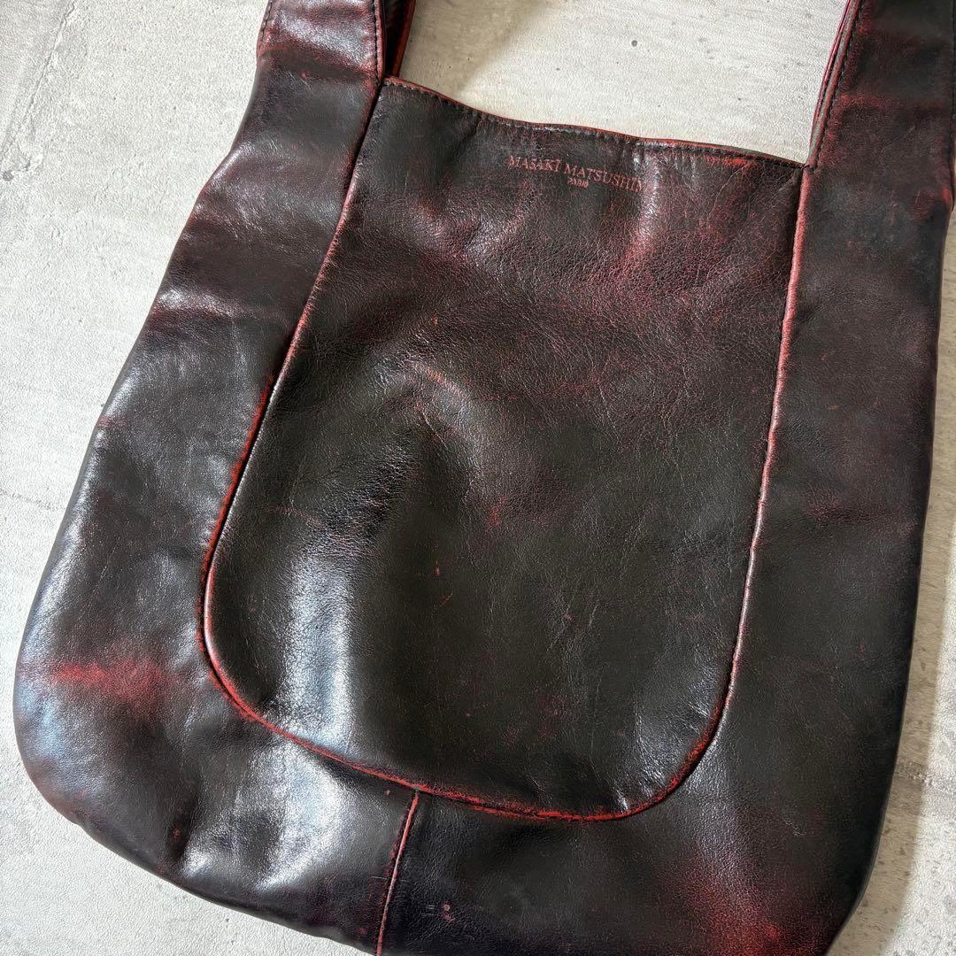 バッグ 00s masaki matsushima leather bag y2k
