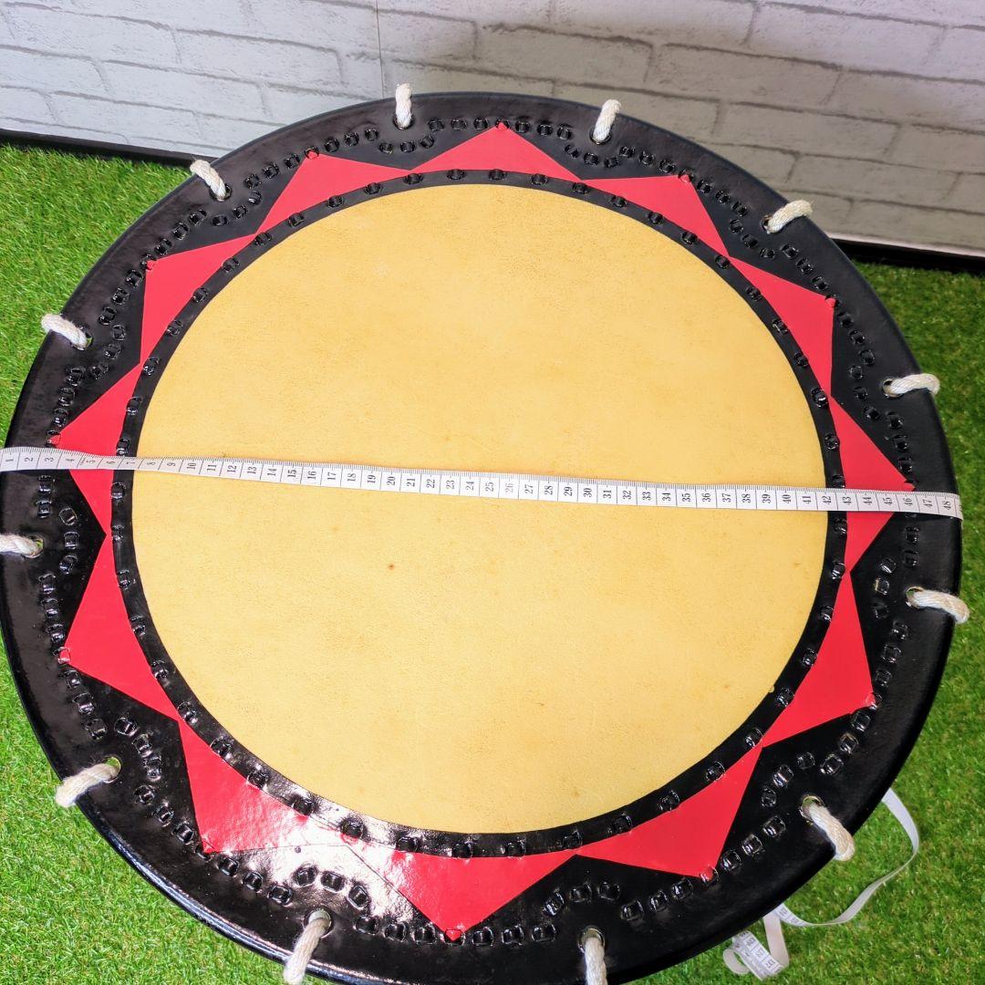【美品】盛岡 さんさ太鼓 1尺6寸 直径 約48cm　和太鼓　桶太鼓