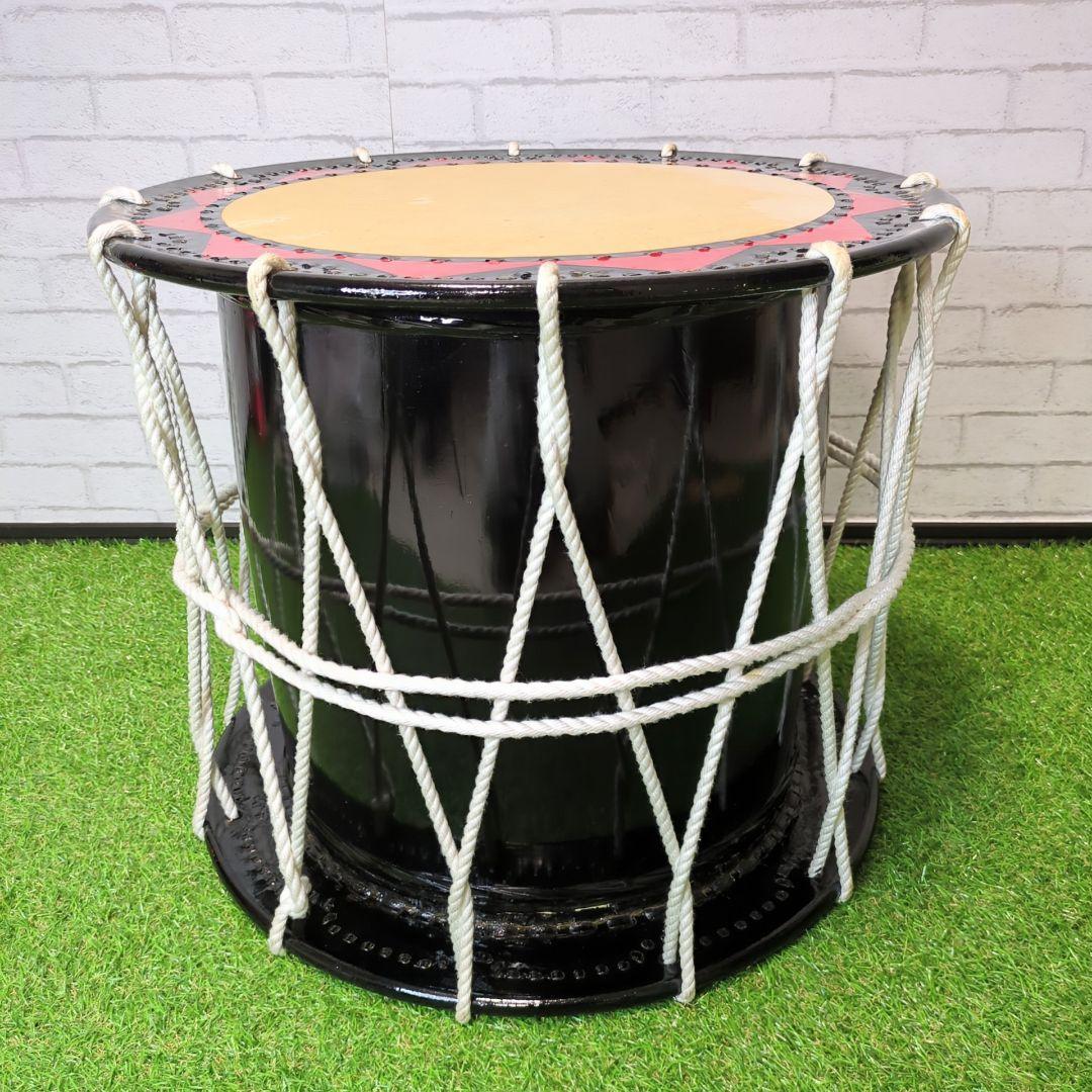 【美品】盛岡 さんさ太鼓 1尺6寸 直径 約48cm　和太鼓　桶太鼓