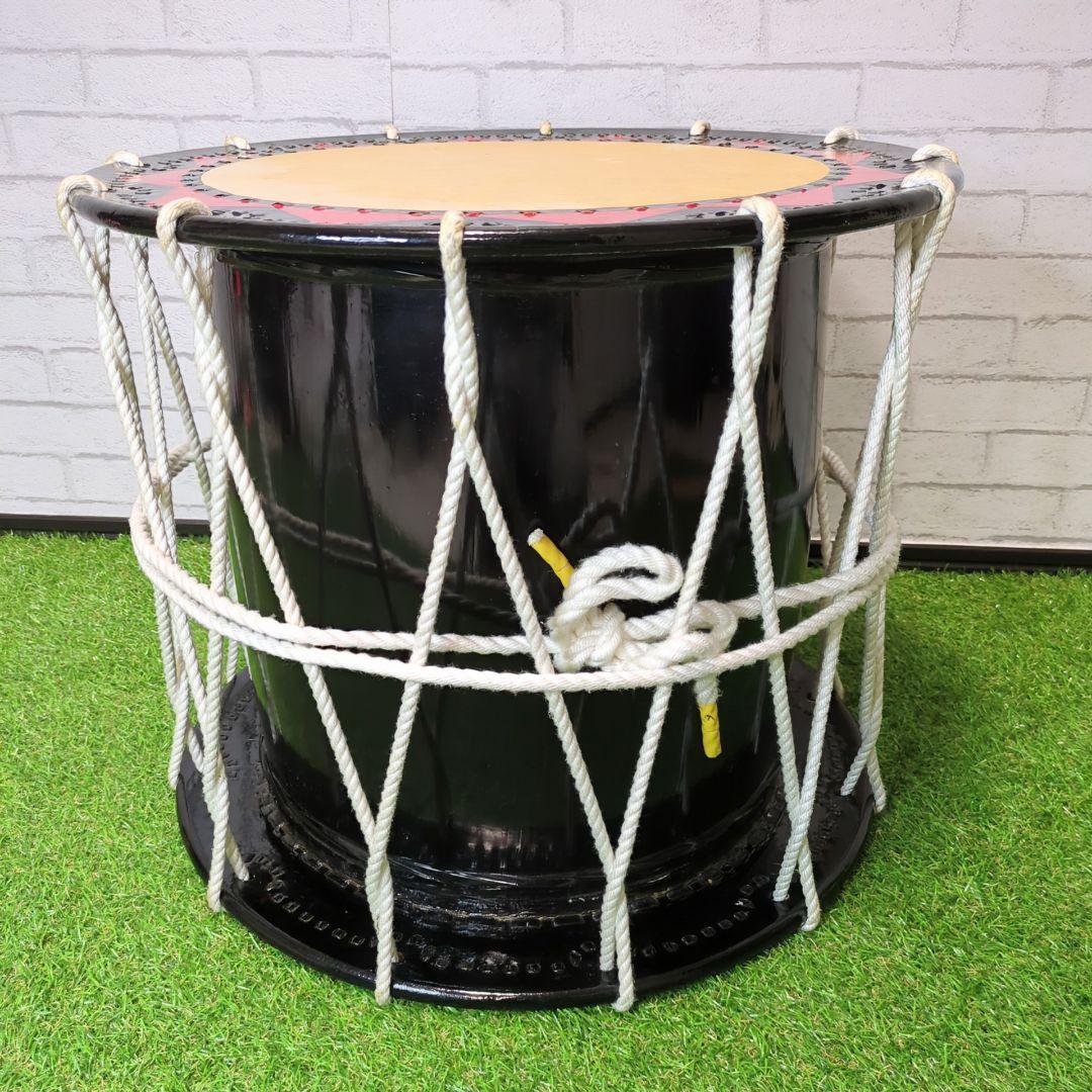 【美品】盛岡 さんさ太鼓 1尺6寸 直径 約48cm　和太鼓　桶太鼓