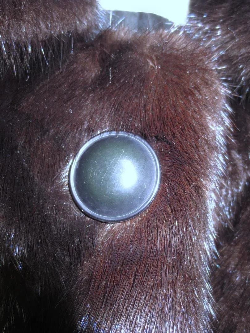 jun ashida ダークブラウン ミンクファーコート　11号