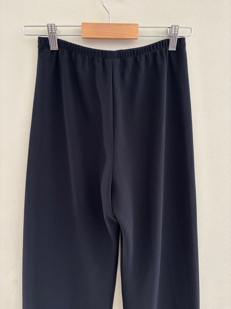極美品　AP STUDIO　エラスティックパンツ　ネイビー　濃紺　34