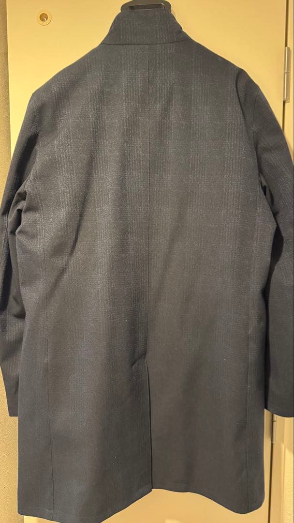 【美品・LL】NEWYORKER 高級ウール調 ロングコート キルティング裏地付