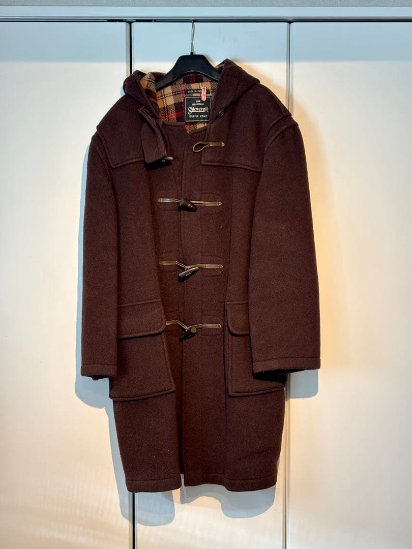 グローバーオール Gloverall ブラウン ダッフルコート メンズＬサイズ