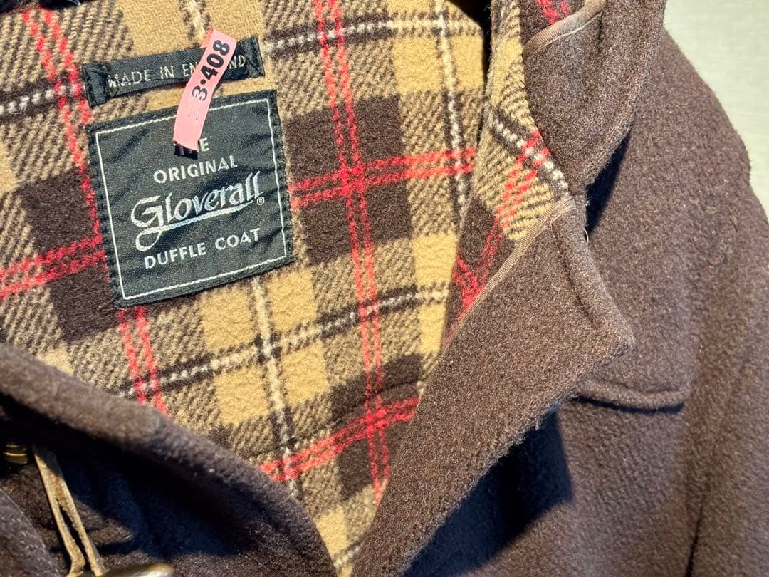 グローバーオール Gloverall ブラウン ダッフルコート メンズＬサイズ