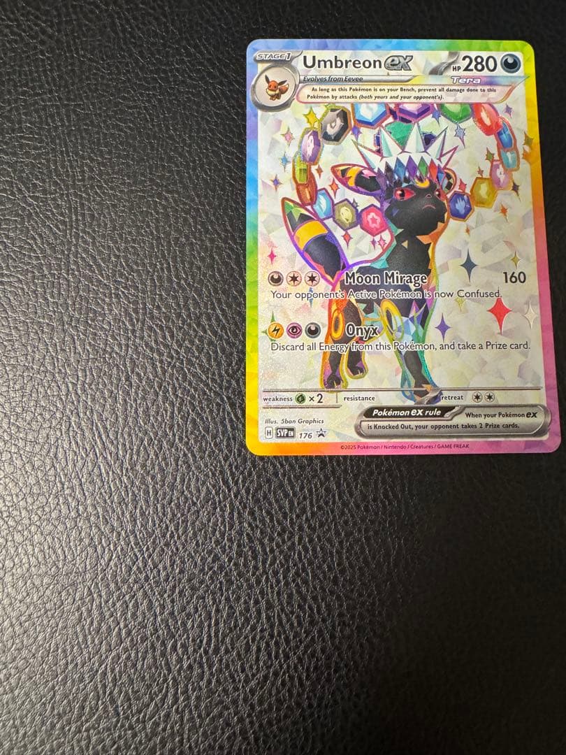 ブラッキーex＆エーフィex 海外限定 プロモ　テラスタルフェスex