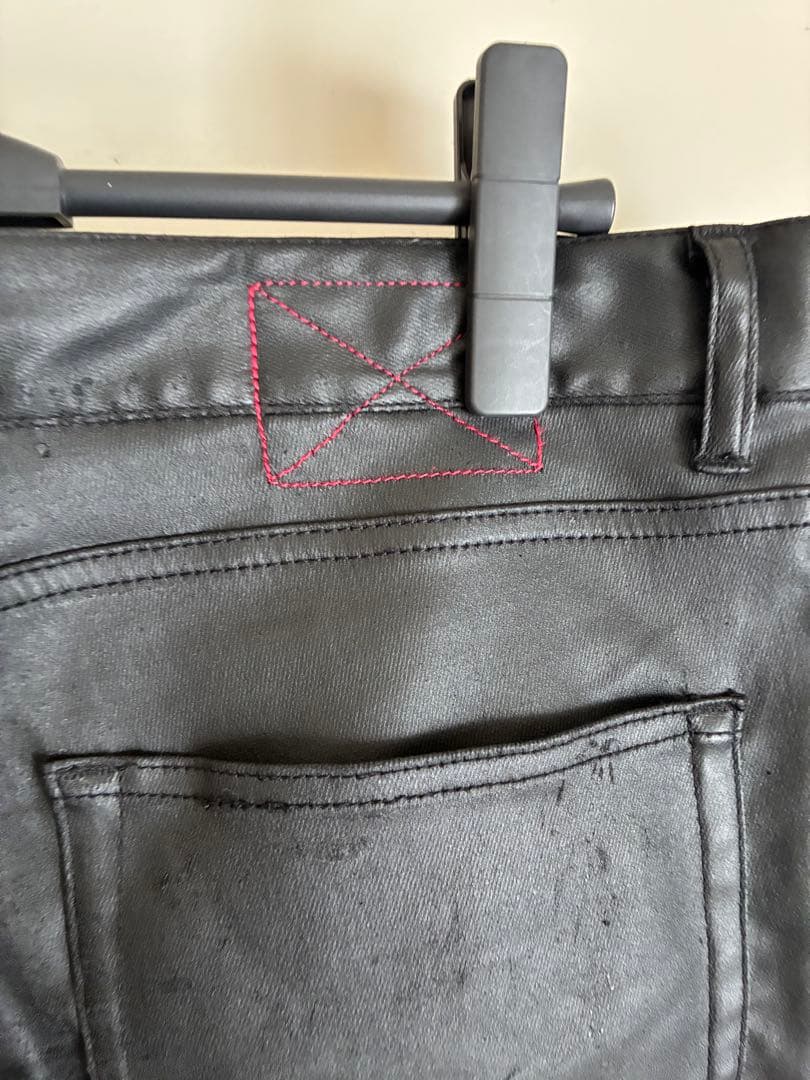 MLVINCE mlvince type-2スリムレザーカーゴパンツ　サイズ34