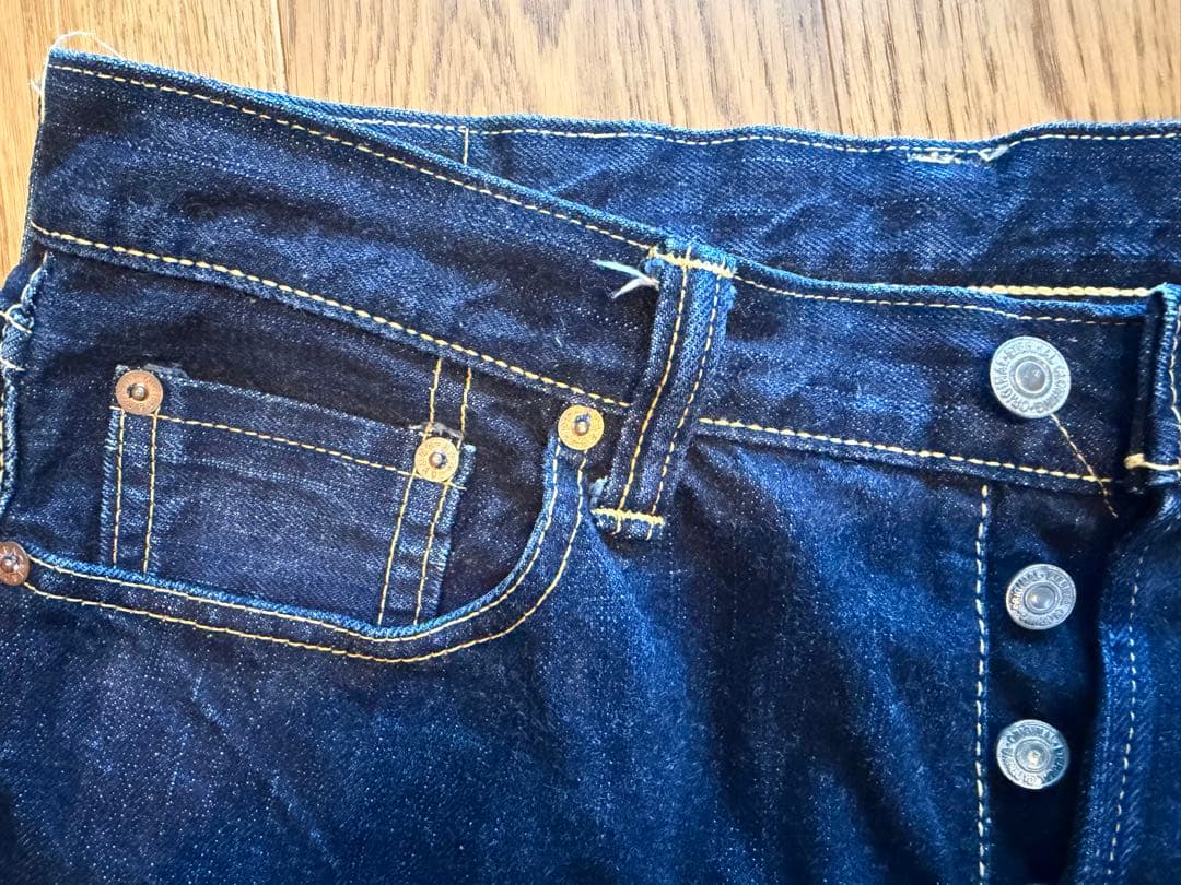 ETERNAL エターナル 811 赤耳セルビッジ デニム W32 マエノ