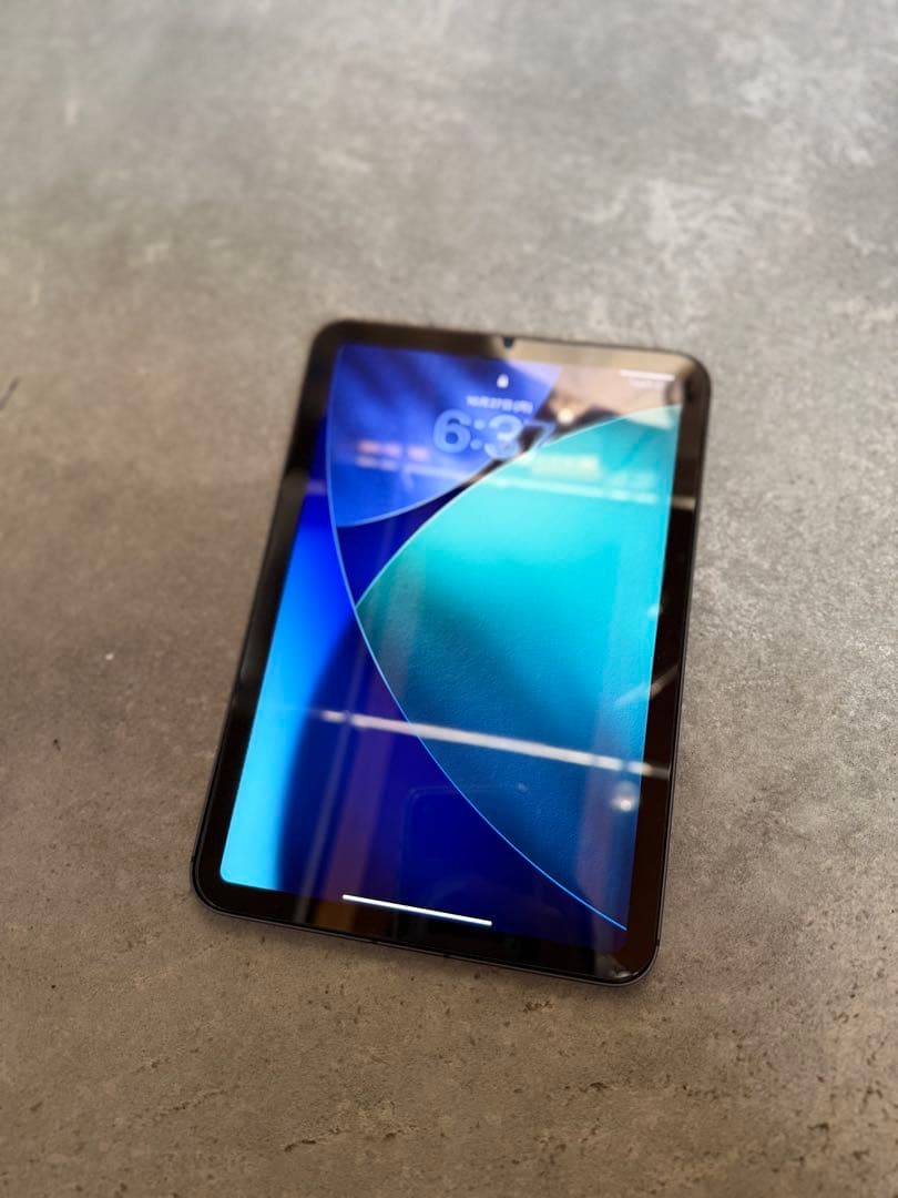 【良好】iPad mini6 simフリー(Wi-Fiモデル) ＊純正カバー付