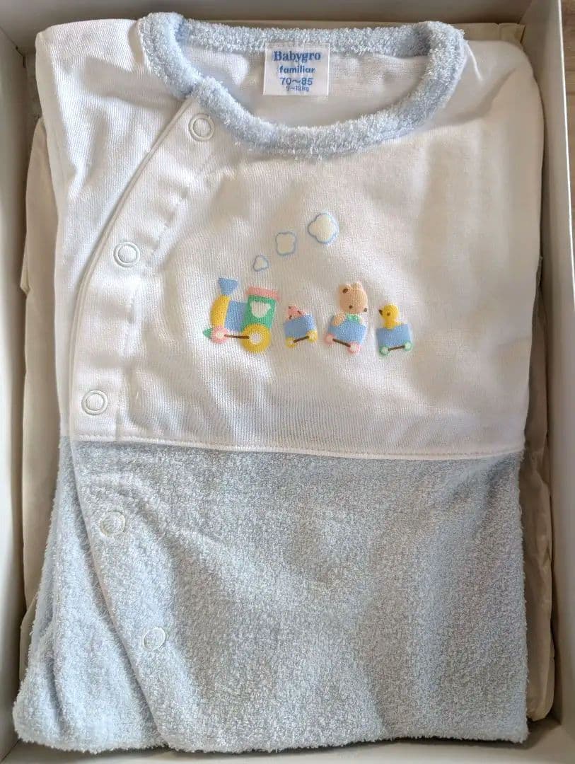 【ファミリア】ロンパースギフトセット（男の子用）