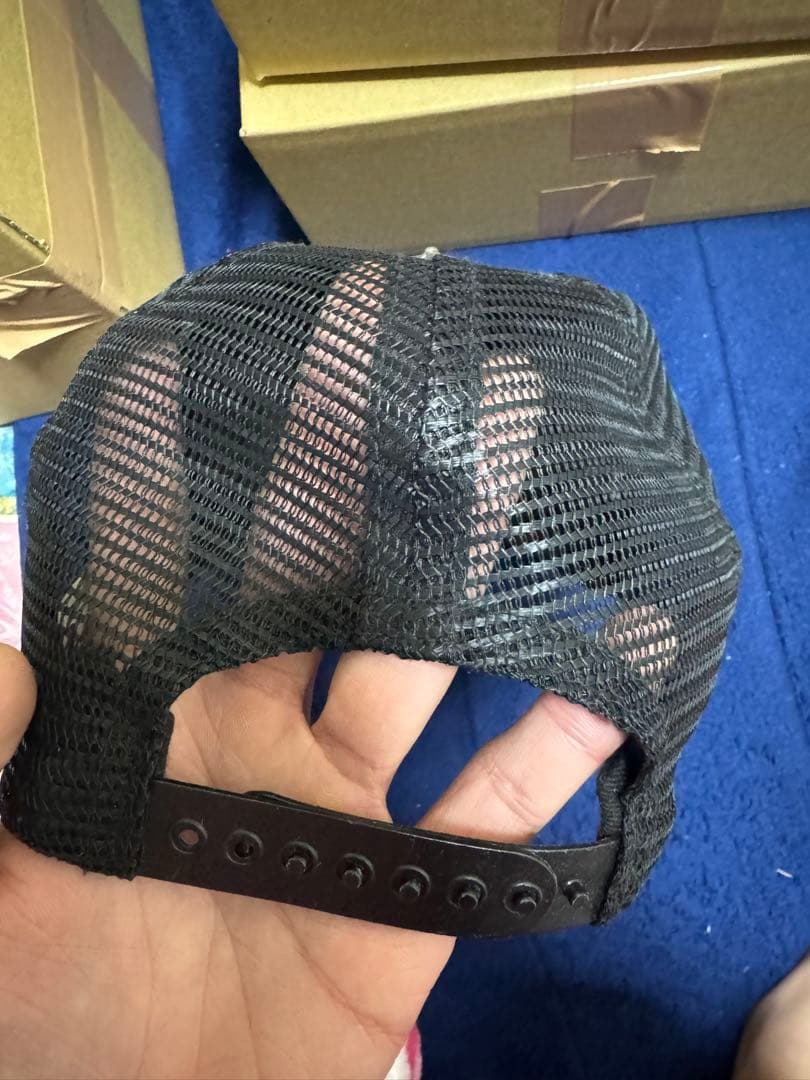 CHROME HEARTS ブラックメッシュキャップ