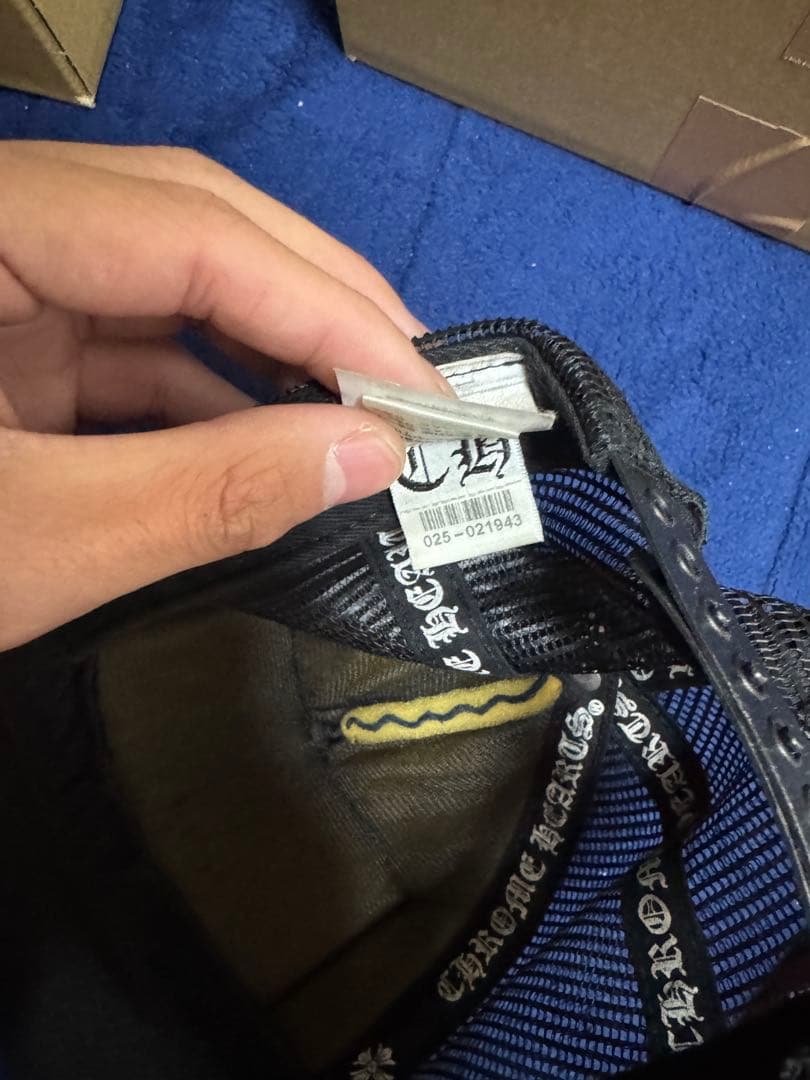 CHROME HEARTS ブラックメッシュキャップ