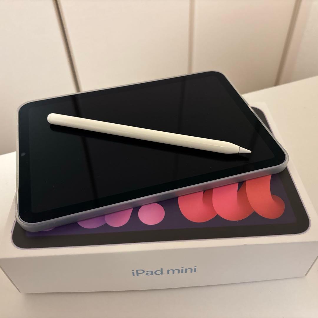 iPad mini 第6世代 Wi-Fi パープル ペンおまけ付き