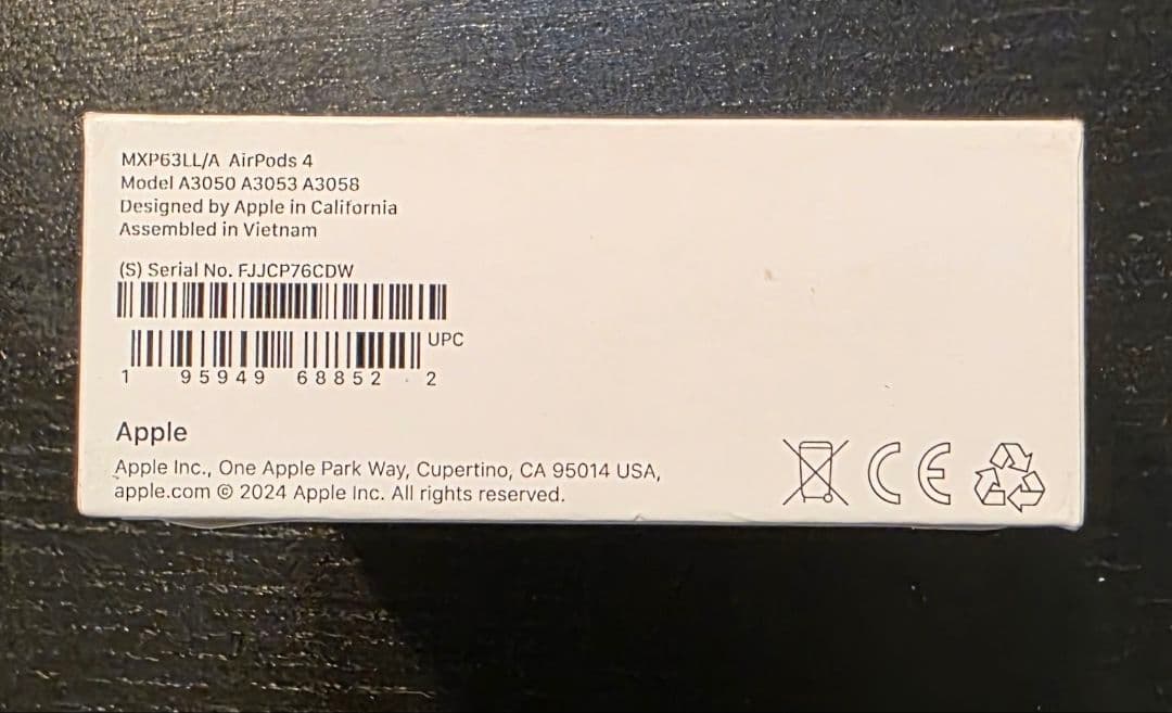 AirPods 4 ノイズキャンセリング非搭載モデル