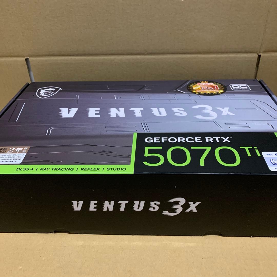 新品　GeForce RTX 5070 Ti 16G VENTUS 3X OC