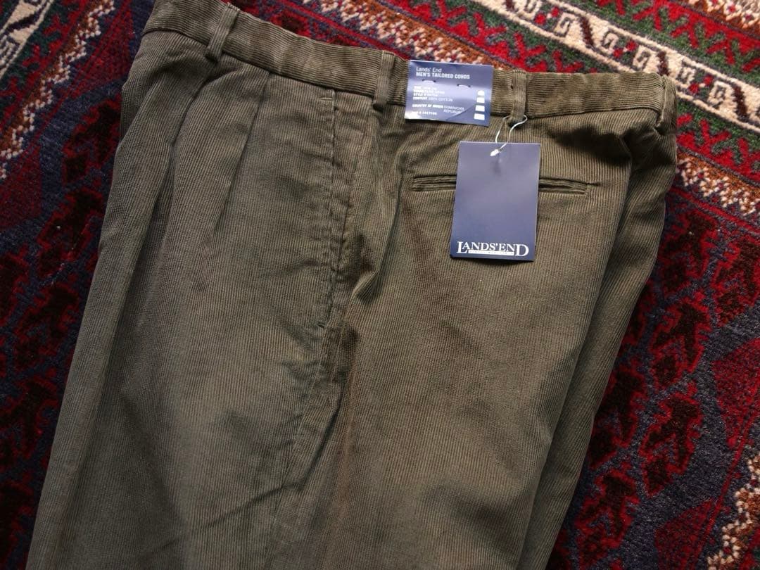 LANDS END コーデュロイパンツ 34 ランズエンド デッドストック