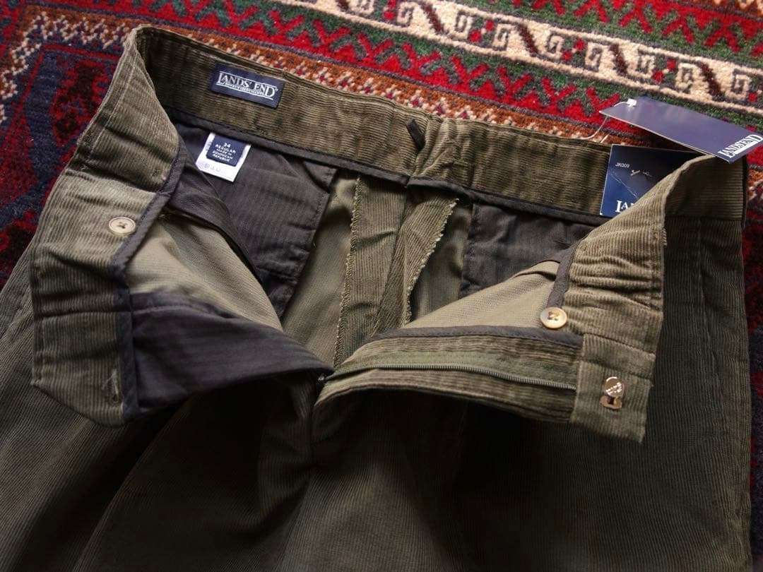 LANDS END コーデュロイパンツ 34 ランズエンド デッドストック