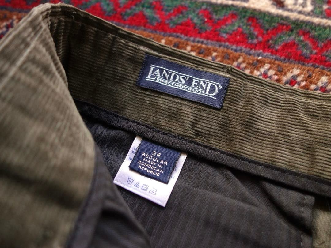LANDS END コーデュロイパンツ 34 ランズエンド デッドストック