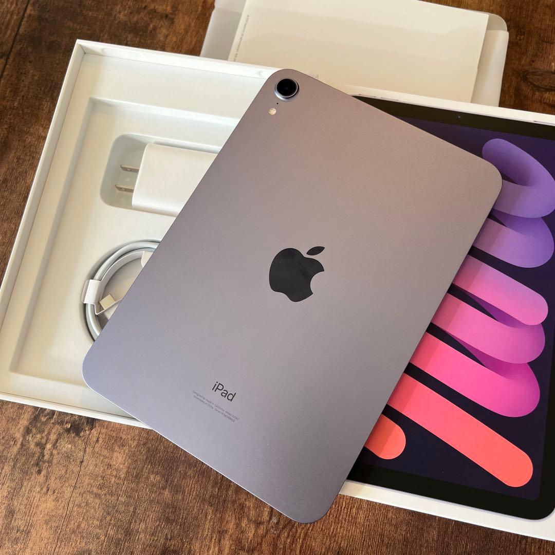 Apple iPad mini6 6世代 64GB パープル 充電コード付き