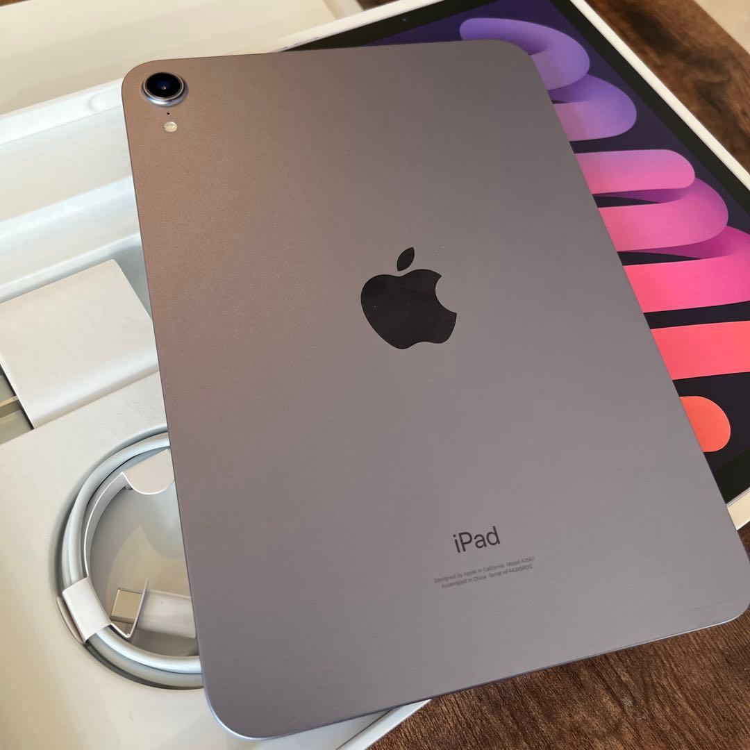 Apple iPad mini6 6世代 64GB パープル 充電コード付き