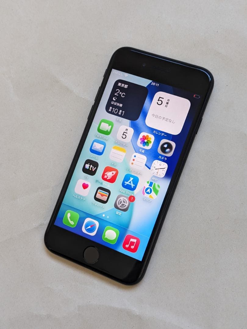 iPhone SE2 128GB 80％　SIMフリー 指紋認証対応　ブラック