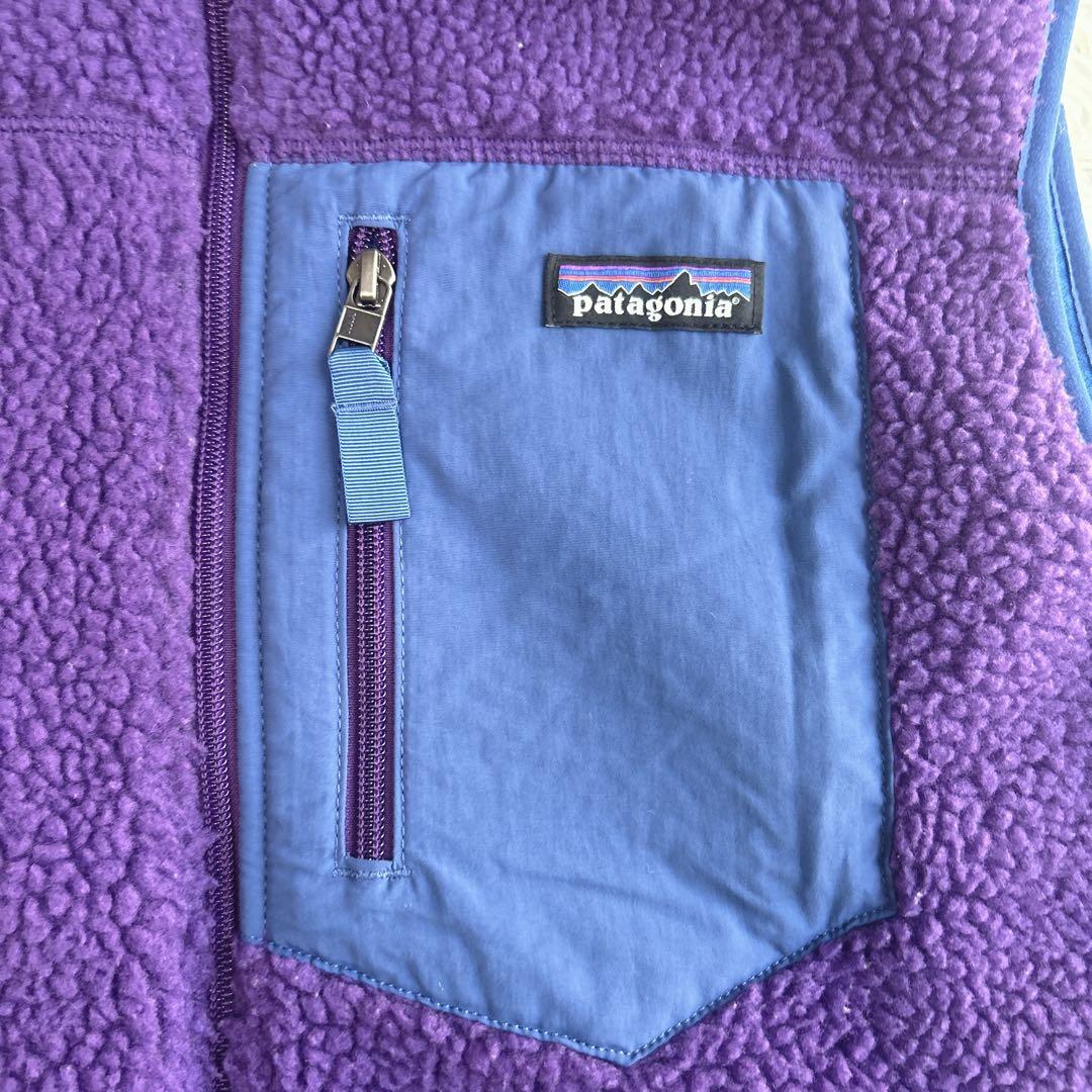 美品✨パタゴニア　patagonia レトロX ベスト　パープル　メンズ