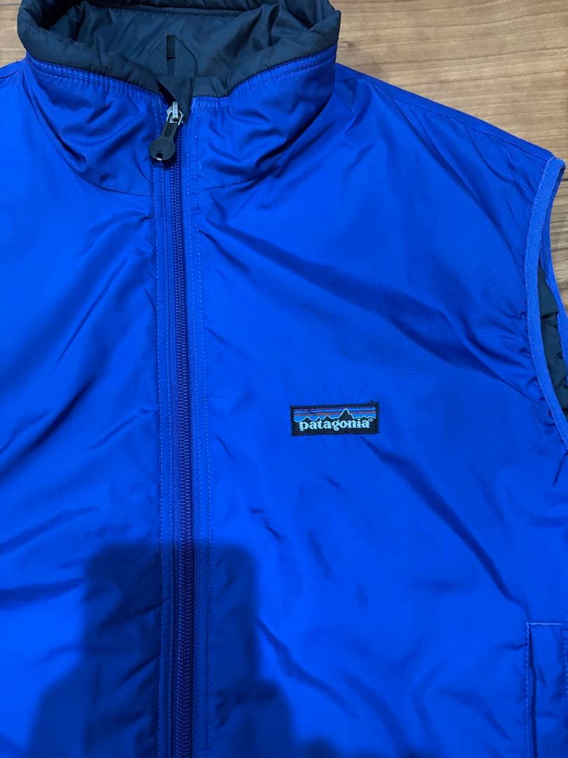 ぺ*ち様 パタゴニア　パフボール　ベスト　ブルー　メンズS