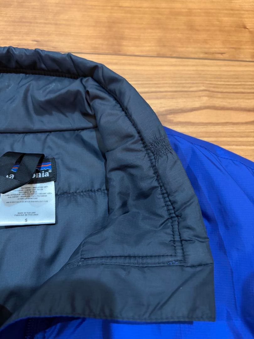 ぺ*ち様 パタゴニア　パフボール　ベスト　ブルー　メンズS