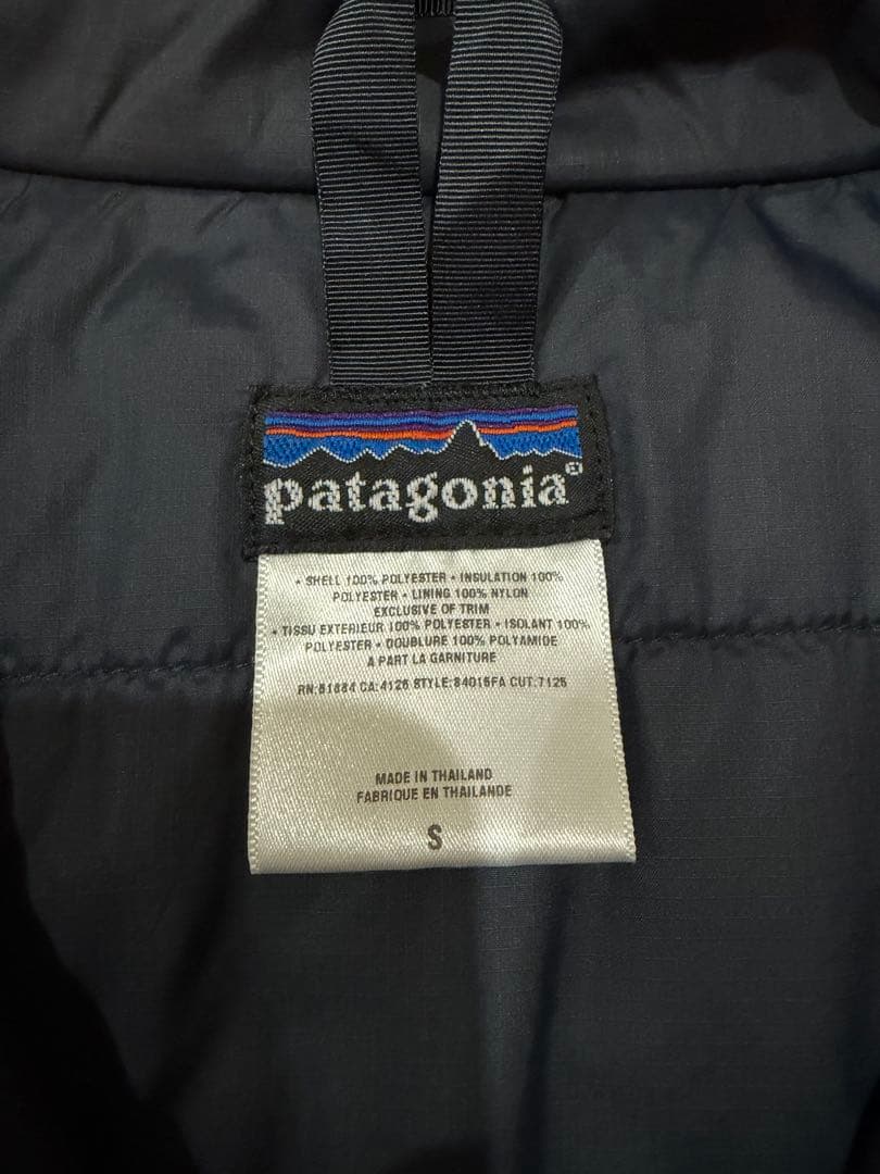 ぺ*ち様 パタゴニア　パフボール　ベスト　ブルー　メンズS