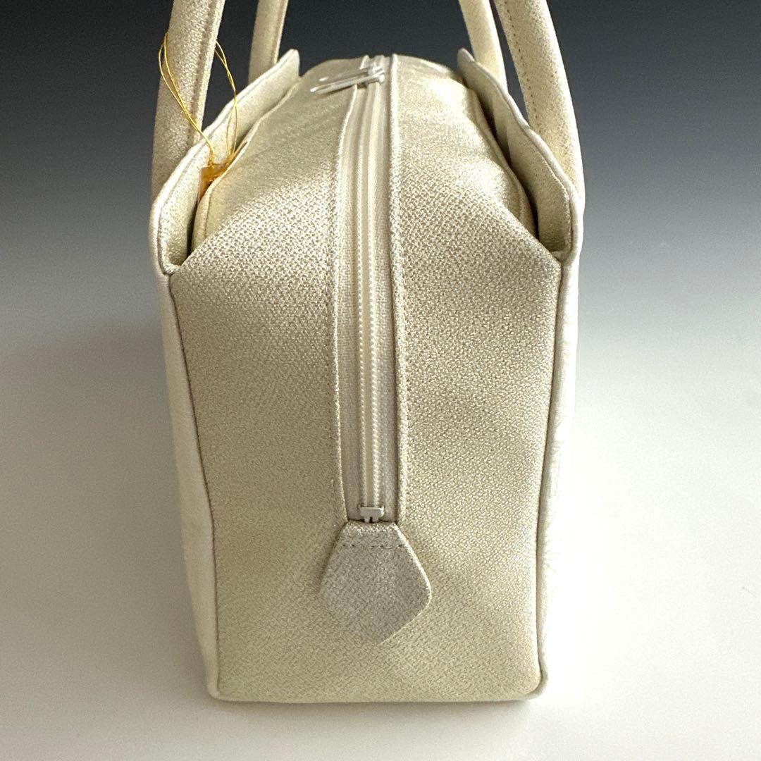 新品未使用 ！！刺繍入り！！京都 西陣 正絹 帯使用 利休バッグ　25123