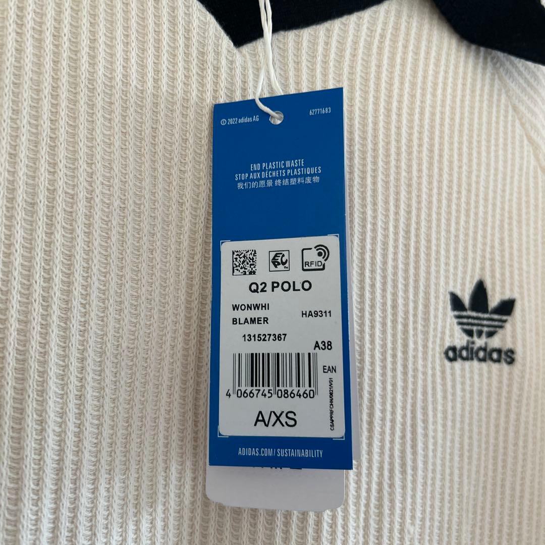 adidas ワッフルポロシャツ