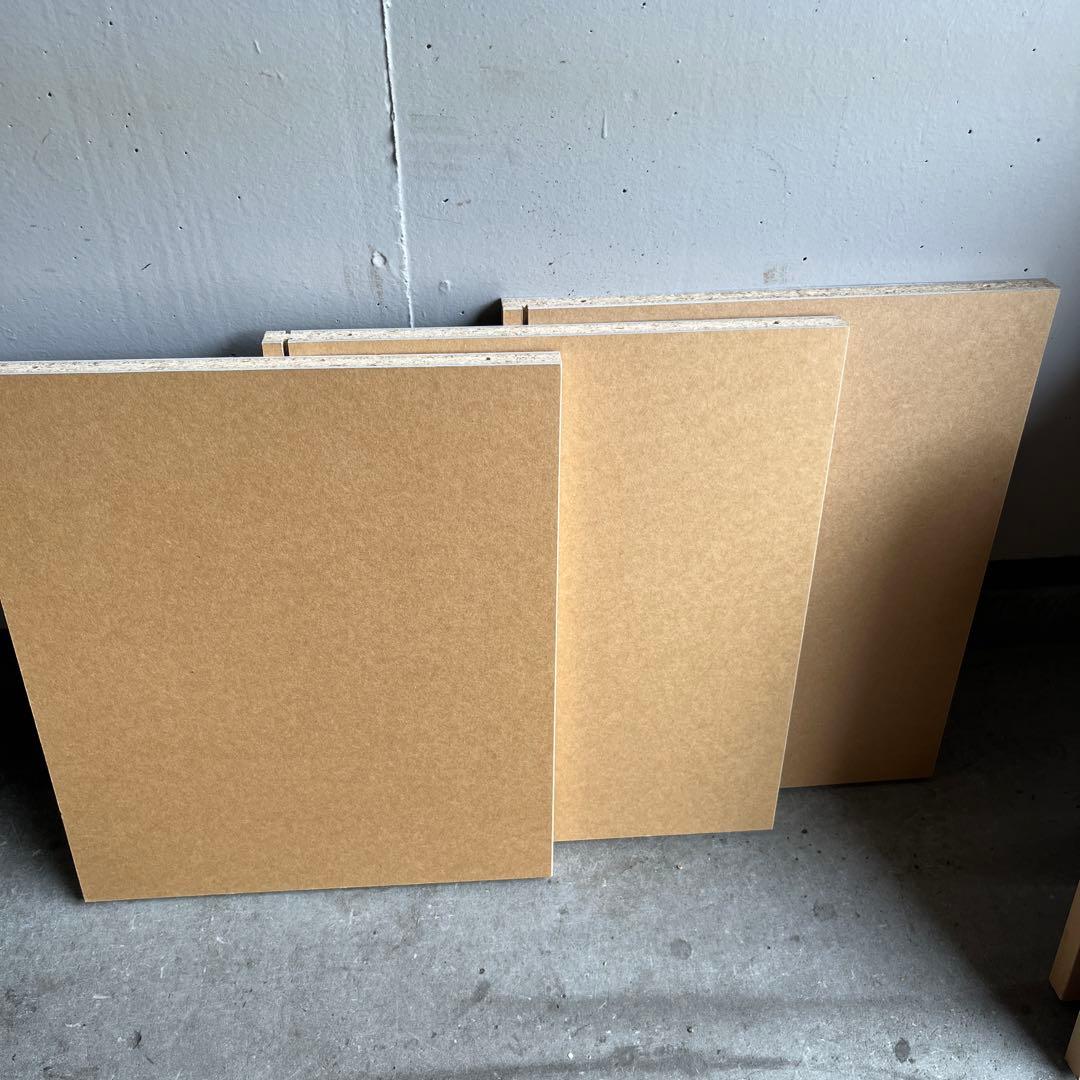 美品・廃盤希少★無印 パルプボードボックス・２段・タテヨコＡ４サイズ ２個セット