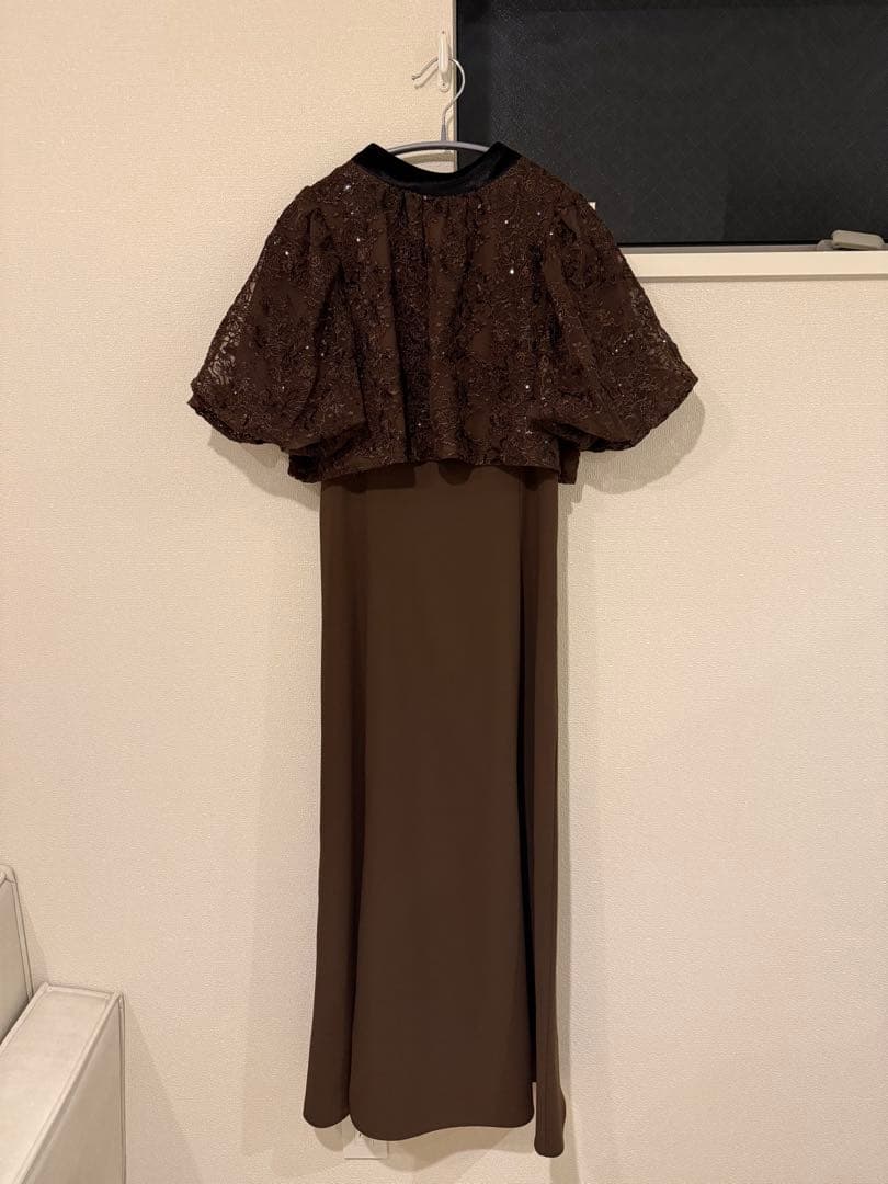 【即日発送/値下不可】ベロアトリミングブラウス×ドレス