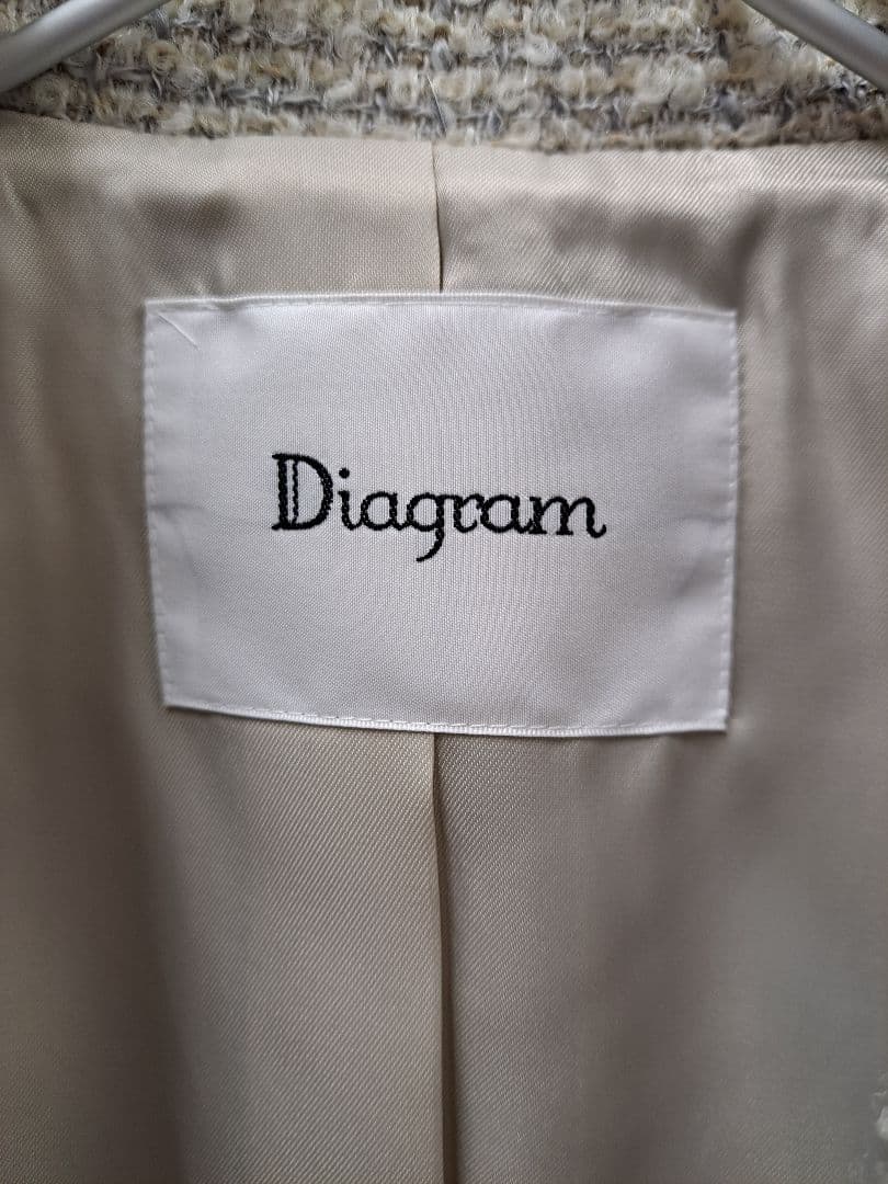 GRACE CONTINENTAL ラメループツイードジャケット