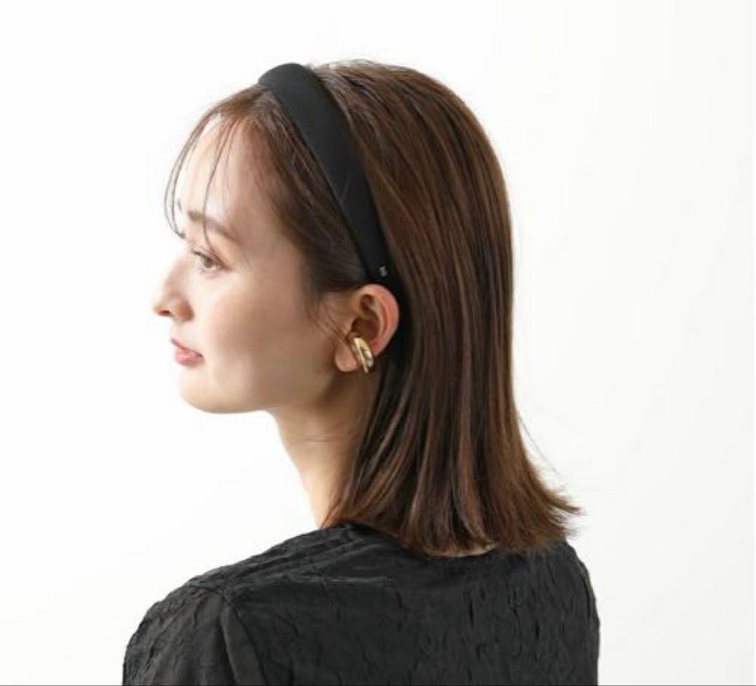 ALEXANDRE DE PARIS ブラック ヘアカチューシャ