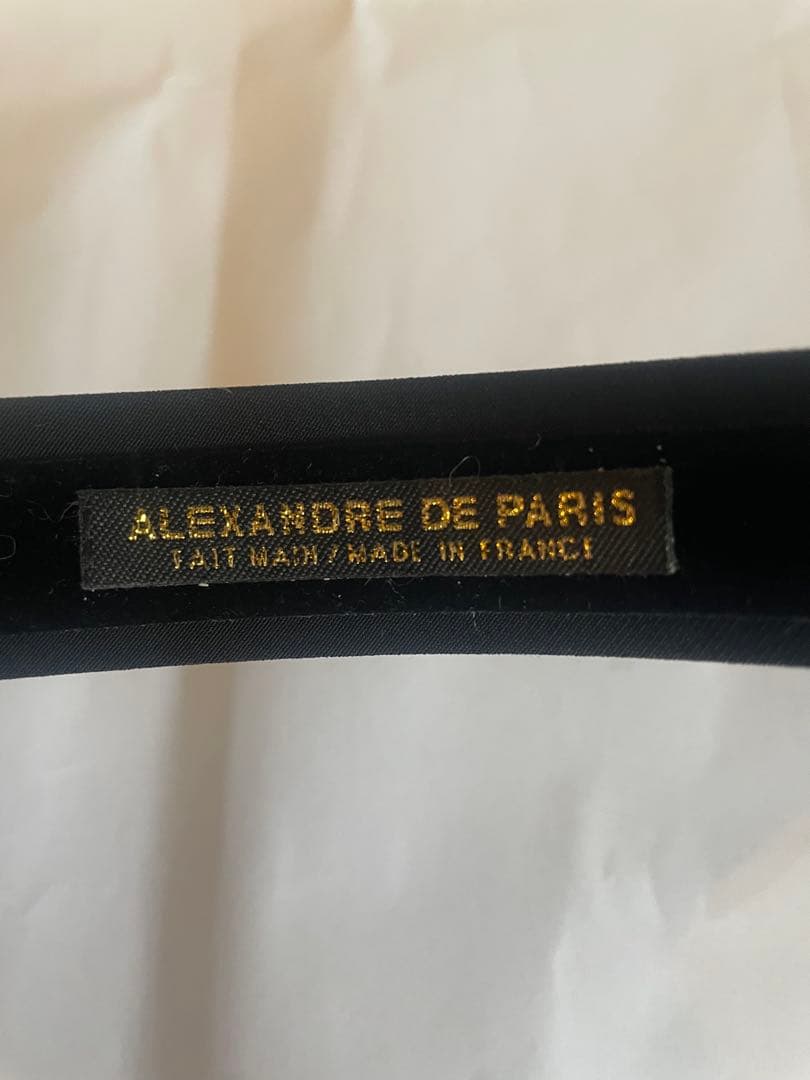 ALEXANDRE DE PARIS ブラック ヘアカチューシャ