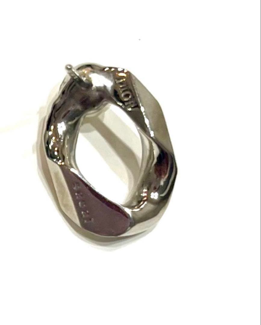 DIOR AND SACAI☆ピアス 真鍮ディオールサカイコラボ パール　ロゴ