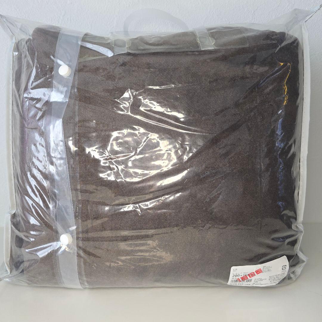 【新品未使用】ユニクロ ヒートテック 毛布 ダブル ダークブラウン