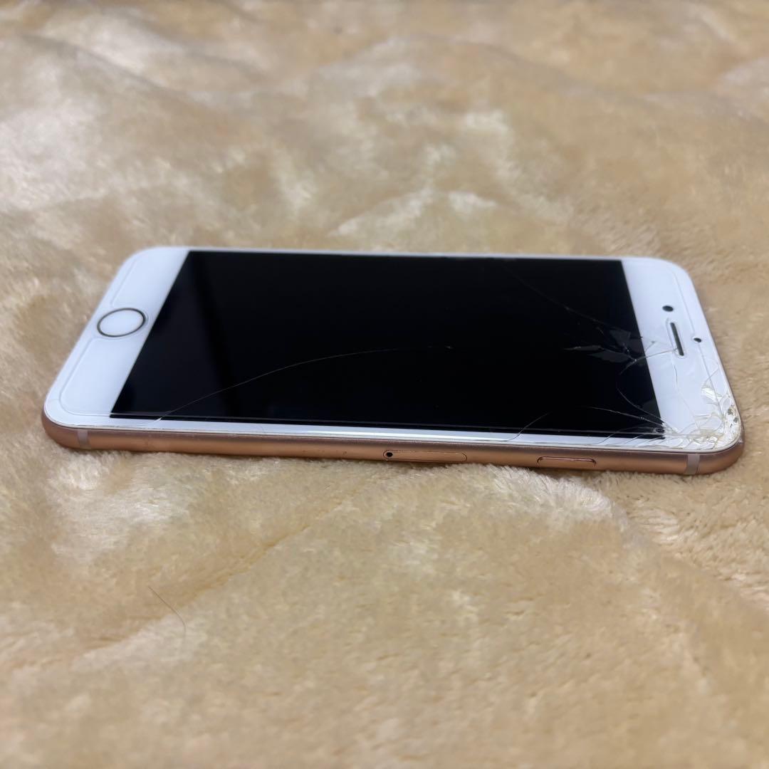 iPhone8 64GB◾︎SIMロックなし ◾︎画面割れあり ピンクゴールド
