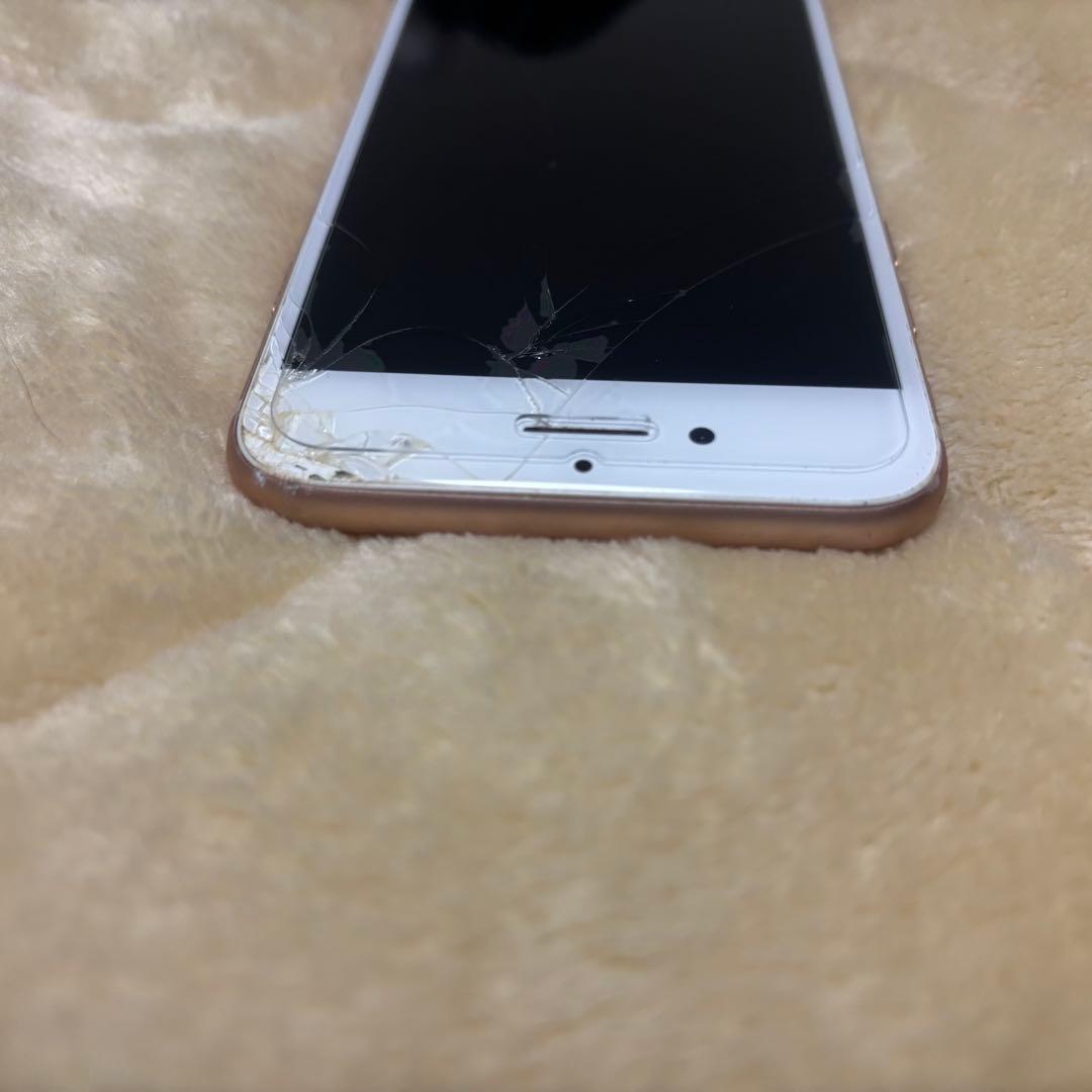 iPhone8 64GB◾︎SIMロックなし ◾︎画面割れあり ピンクゴールド