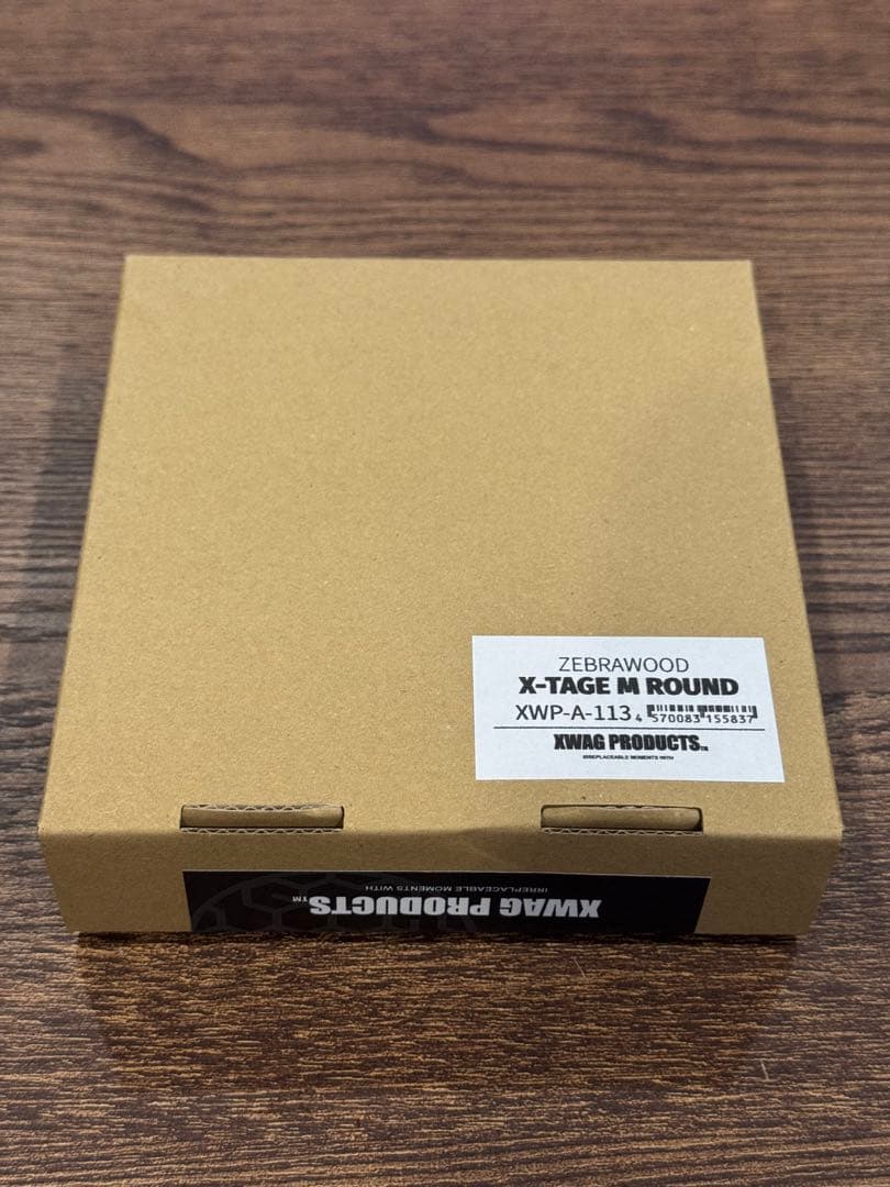 XWAG PRODUCTS X-TAGE ROUNDM コースター ゼブラウッド