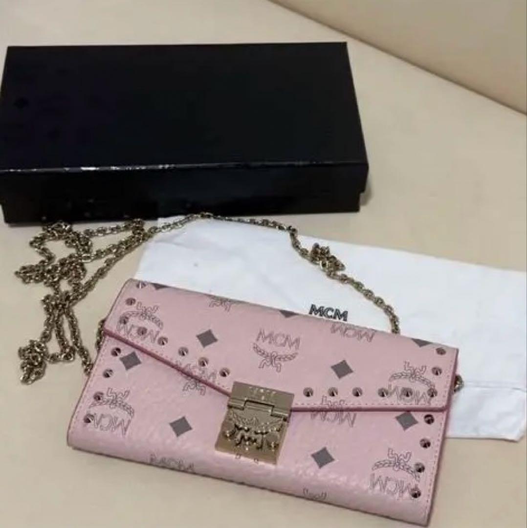 MCM 長財布 ウォレット チェーンウォレット