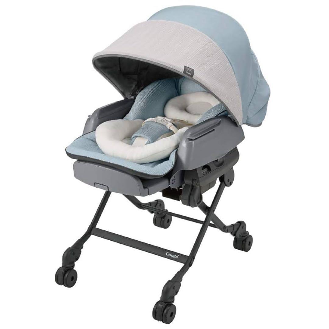 コンビ ネムリラ AUTO SWING BEDi Long ミンティーブルー