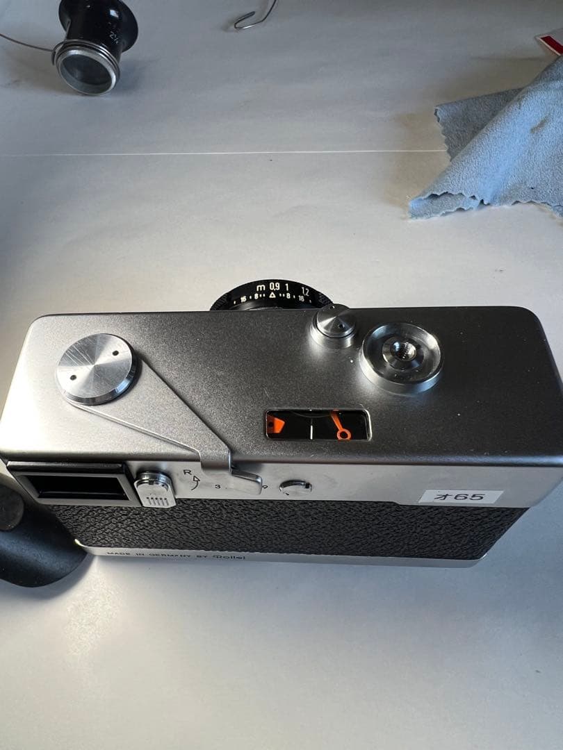 Rollei 35 フィルムカメラ　ドイツ製　純正ケース、レンズキャップ付極美