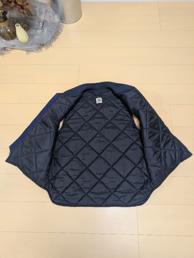 超スペシャル 90s ヴィンテージ カーハート ベスト XL ネイビーブルー