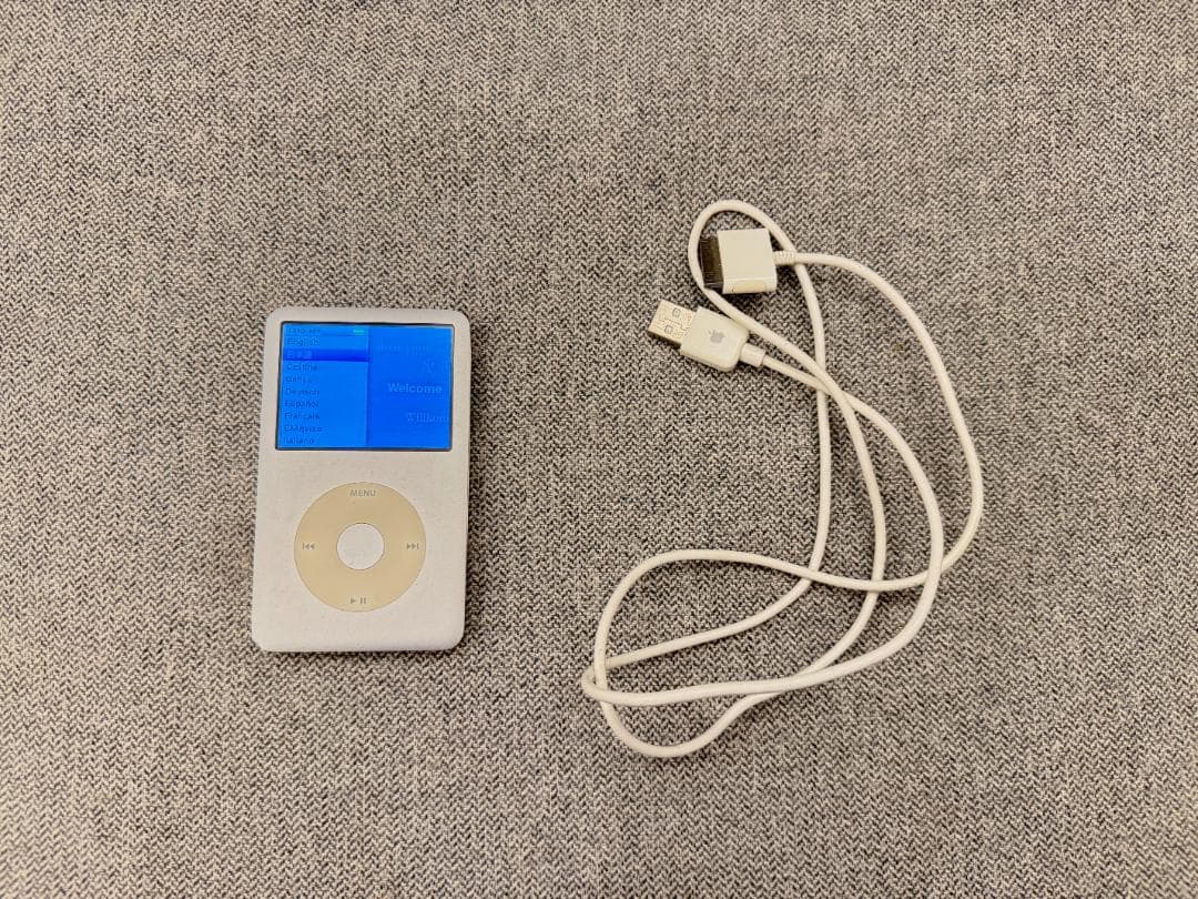 iPod Classic 第6世代 SD 128GB バッテリー新品 シルバー