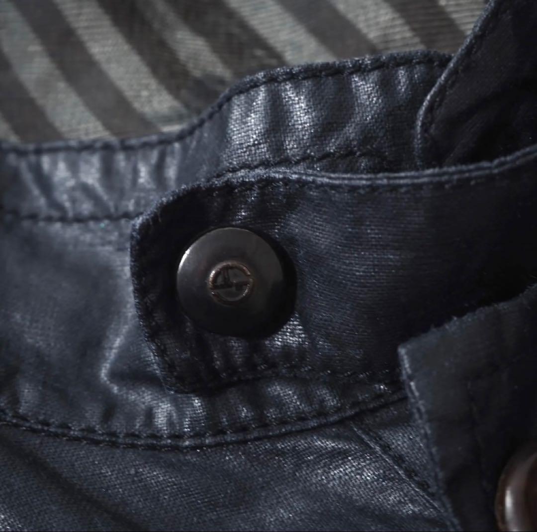 ジョルジオアルマーニ ガーメントダイ ジャケット 50 ダークネイビー