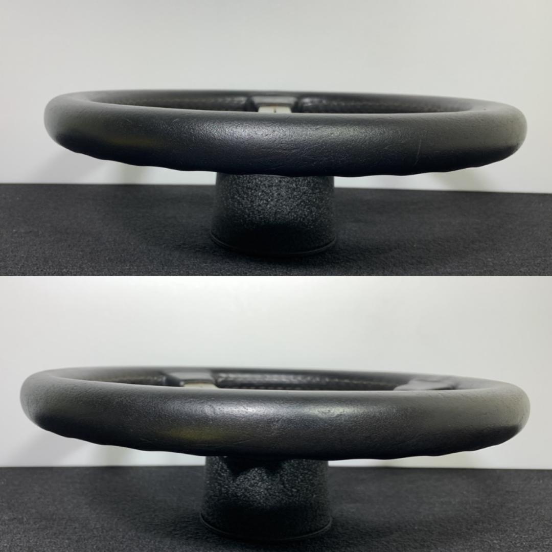 ナルディ クラシック シルバー スポーク レザー 33パイ ホーンボタン&ネジ付