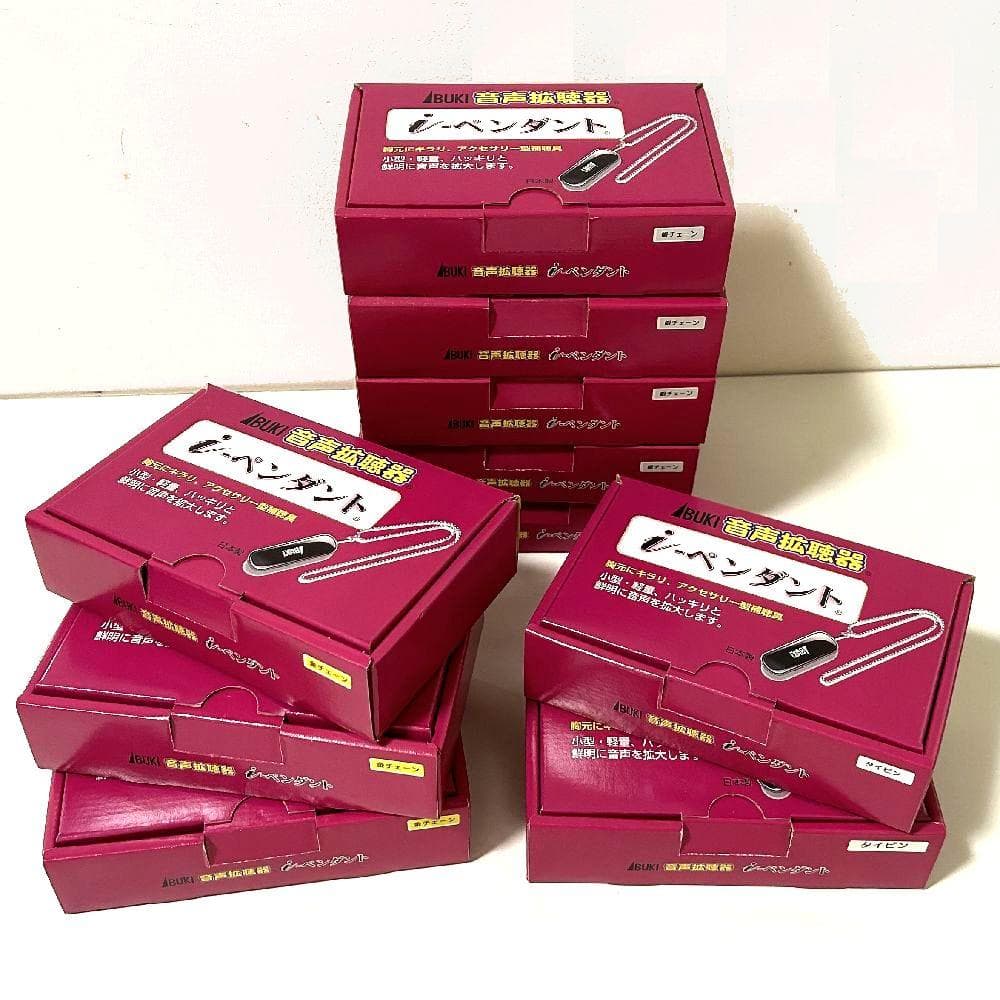 音声拡聴器 伊吹電子 iペンダント 10個セット 充電式 補聴 敬老の日