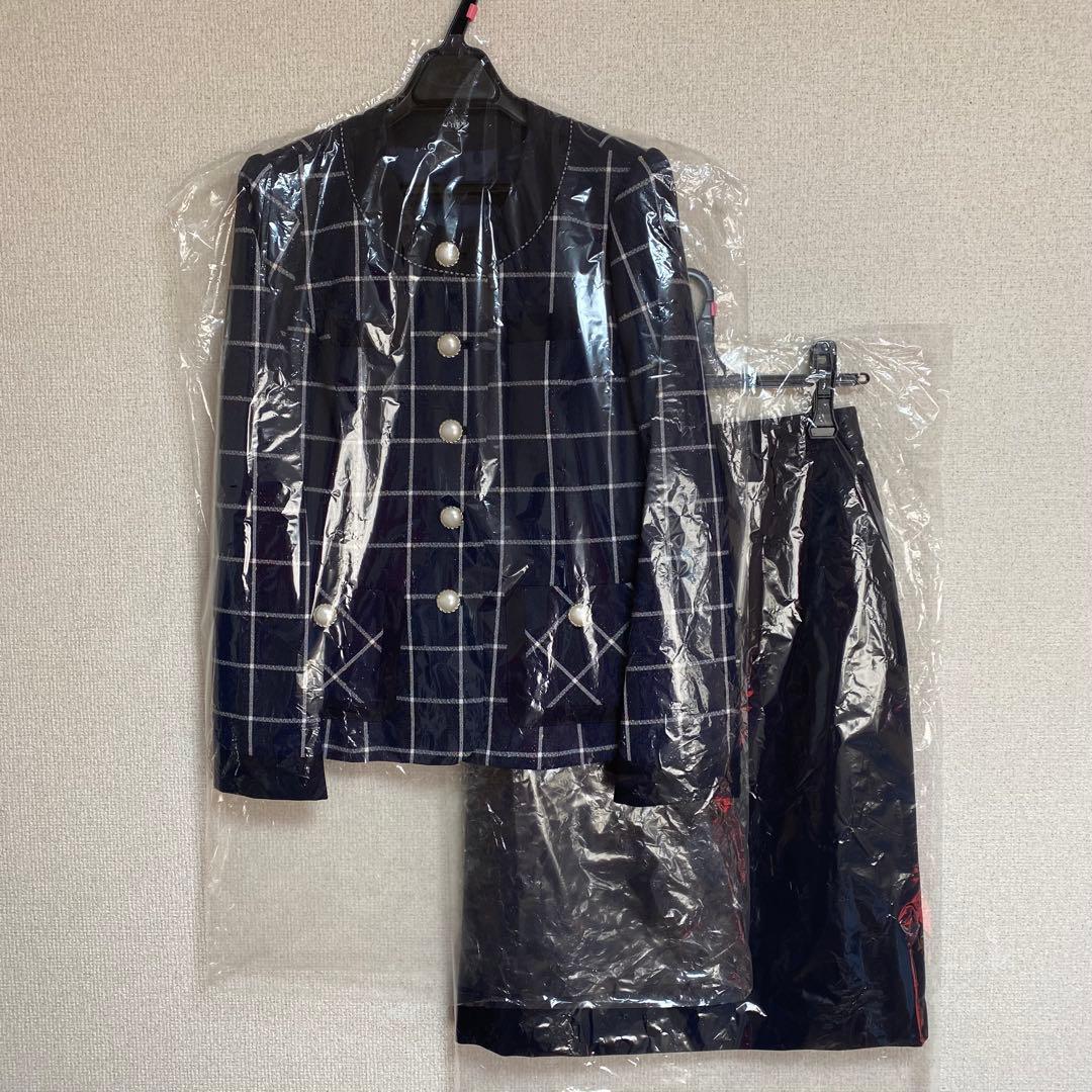 【新品未使用品】アンジョア 事務服 11号 ジャケット スカート マトラッセ